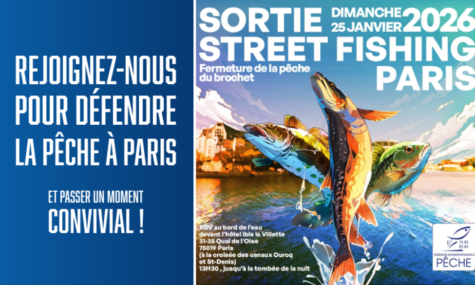 Grande sortie street-fishing pour la fermeture du brochet