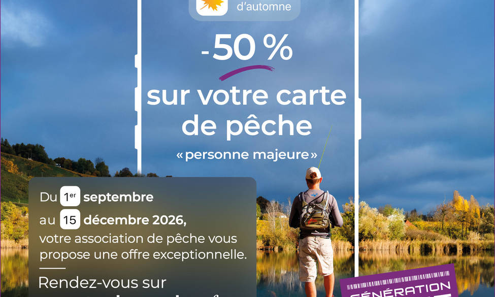 Offre d'automne : carte majeure à -50% !