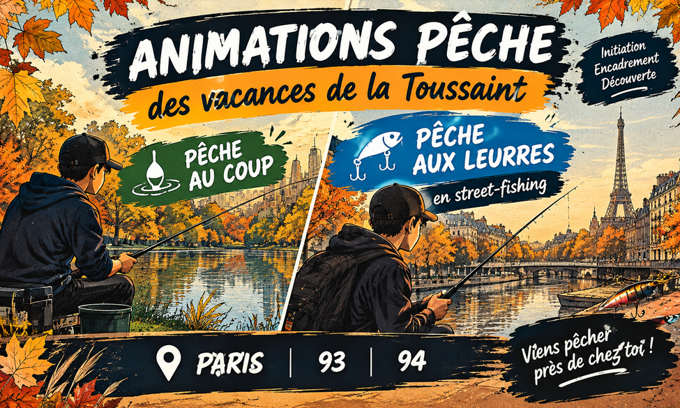 Animations pêche des vacances de la Toussaint !