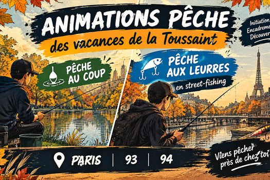 Animations pêche des vacances de la Toussaint !