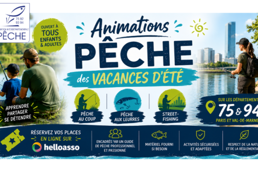 Cet été venez pêcher avec nous !